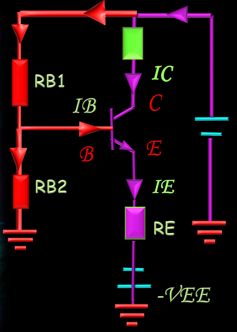 Voltage divider biasing 电路图